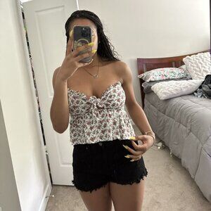 Peplum Top, Size Medium